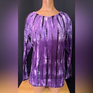 Purple Tie Dye Long Sleeve